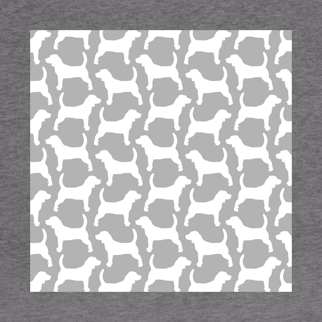 Gray Beagle Pattern by XOOXOO